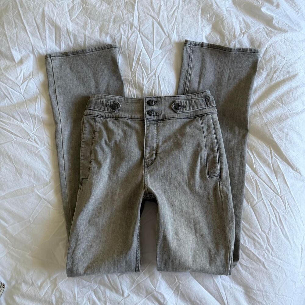 White-house-black-market Women's Grey Jeans